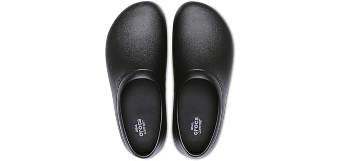 Crocs Men's On the Clock - Work Clog for Chef’s