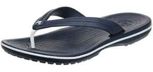 Crocs Men's Crocband - Athlete’s Foot Zero Drop Flip-Flops