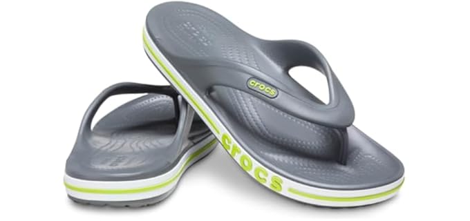 Crocs Unisex Bayaband - Plantar Fasciitis Flip Flops