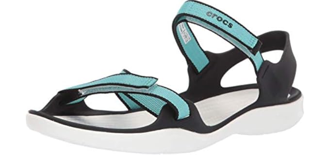 Crocs Women's Swiftwater Webbing - Waterproof Hiking Sandal