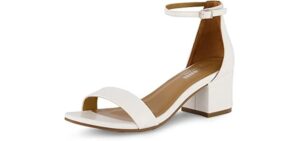 Cushionaire Women's Alba - Comfortable Low Heels for Weddings