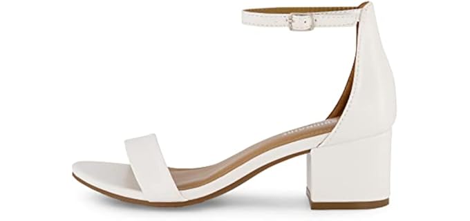 Cushionaire Women's Alba - Comfortable Low Heels for Office Work