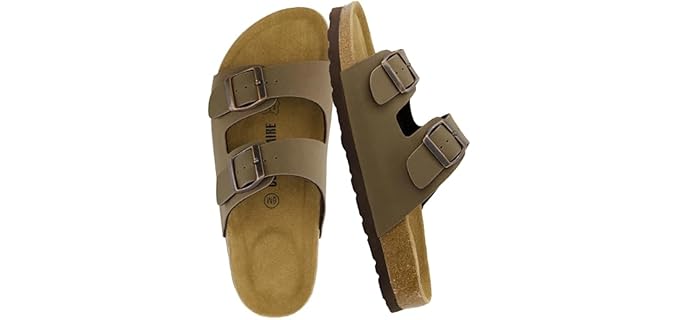 Cushionaire Women's Lane - Vegan Comfort Slide Sandal