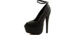 Daily Shoes Women's Peep Toe - Platform Dress Sandals