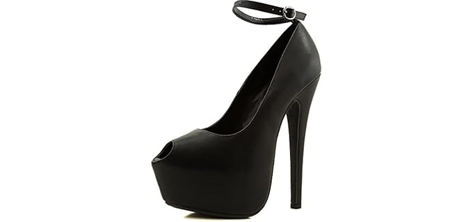 Daily Shoes Women's Peep Toe - Platform Dress Sandals