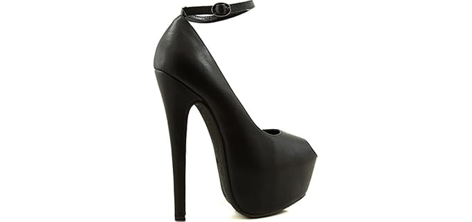 Daily Shoes Women's Peep Toe - Platform Dress Sandals