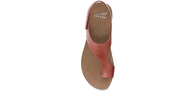 Dansko Women's Reece - Sandals for Flat Feet