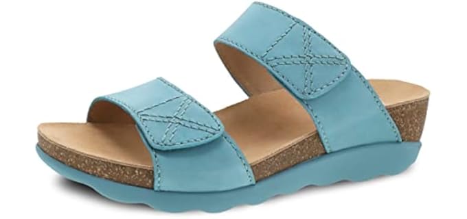 Dansko Women's Maddy - Slip On Sandals for Wide Feet