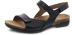 Dansko Women's Ronda - Cork Sandals for Wide Feet