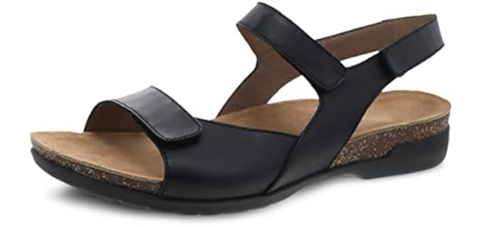 Dansko Women's Ronda - Cork Sandals for Wide Feet