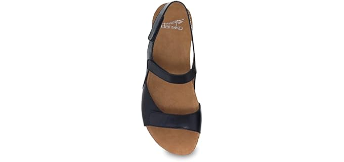 Dansko Women's Ronda - Cork Sandals for Wide Feet