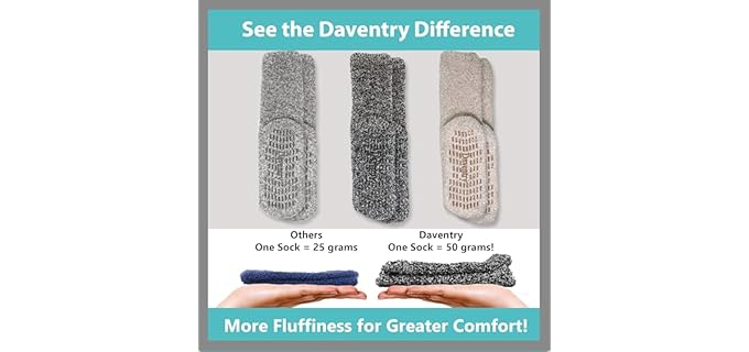 Daventry Men's Fluffy - Slipper Socks