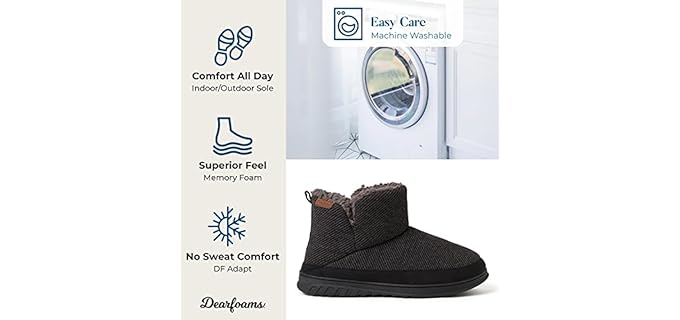 Dearfoams Men's James - Slippers Boots