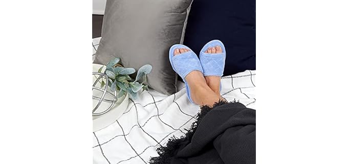 Dearfoams Women's Beatrice - Summer Slippers