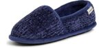 Dearfoams Women's Chenille - Cracked Heels Slippers