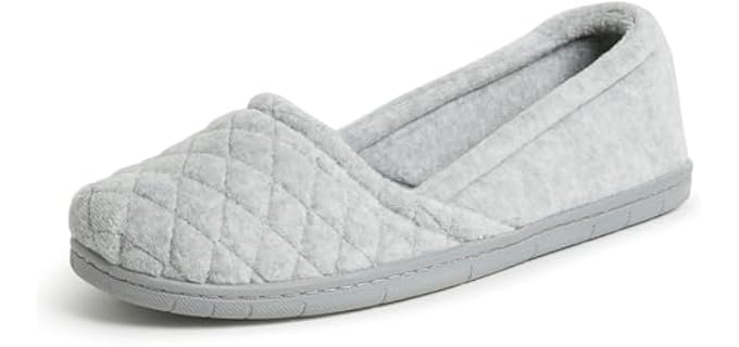 Dearfoams Women's Katie - Microfiber Ballet Slippers 