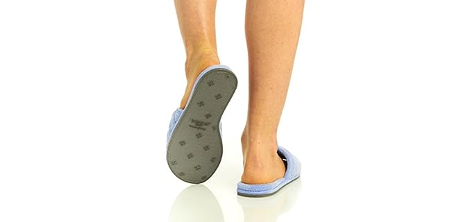 Dearfaoms Women's Micro Terry - Light Summer Slippers