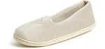 Dearfoam Women's Rebecca - Indoor Slippers for Hallux Rigidus