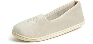 Dearfoam Women's Rebecca - Indoor Slippers for Hallux Rigidus