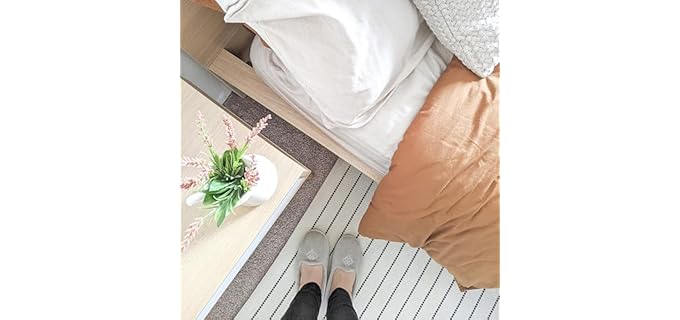 Dearfoam Women's Rebecca - Indoor Slippers for Hallux Rigidus