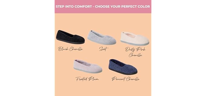 DearFoams Women's Eli - Slipper for Achilles Tendonitis