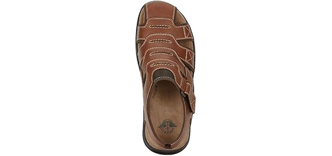 Dockers Men's Searose - Closed-Toe Memory Foam Fisherman Sandals