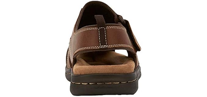 Dockers Men's Searose - Closed-Toe Memory Foam Fisherman Sandals