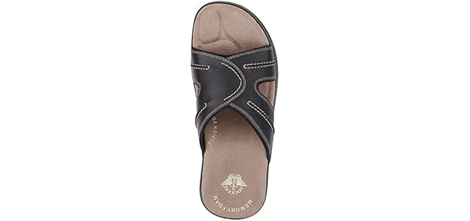 Dockers Men's Sunland - Slide Sandal for Knee Pain