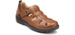 Dr. Comfort Men's Fisherman - Sandals for Neuropathy