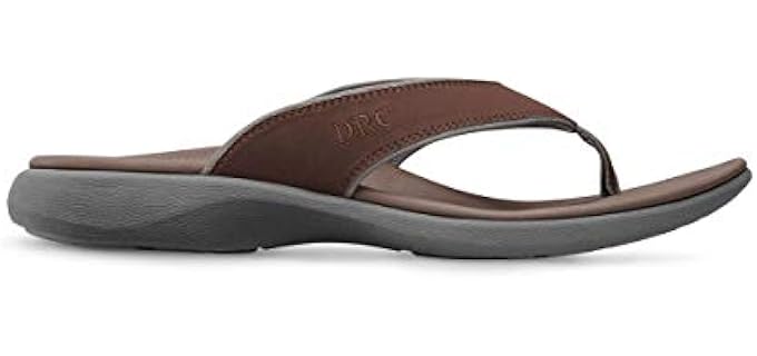 Dr. Comfort Men's Collin - Orthopedic Flip Flops