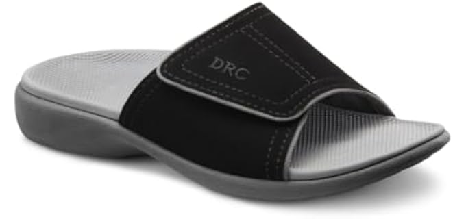 Dr. Comfort Men's Connor - Slide Sandals for Comfort