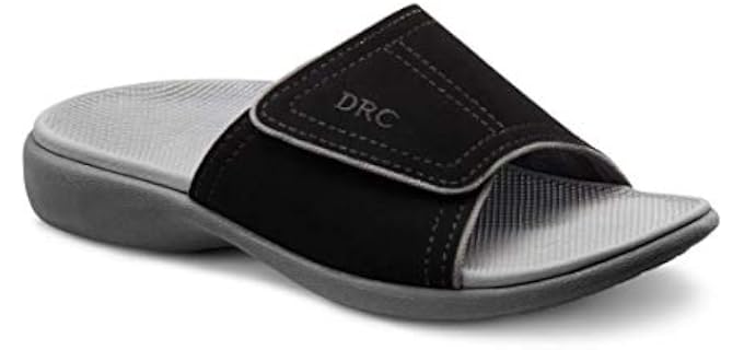 Dr. Comfort Women's Kelly - Slide Sandals for Comfort