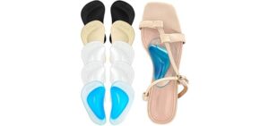 Dr.Foot Unisex Arch Support - Insoles for Sandals 