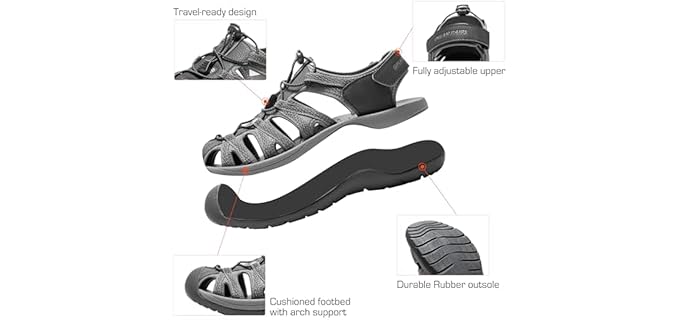 Dream Pairs Men's Adventurous - Sandal for Snorkeling