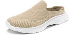 Dream Pairs Women's Knit - Comfortable Athletic Mules for Work