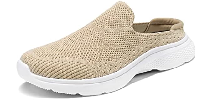 Dream Pairs Women's Knit - Comfortable Athletic Mules for Work