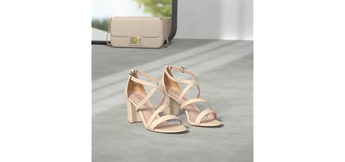 Dream pairs Women's Low Cut - Block Heel Sandals
