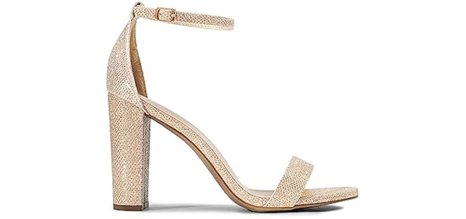 Dream Pairs Women's Hi-Chunk - Comfortable High Heels for Office Work