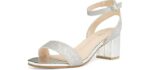 Dream Pairs Women's Open Toe - Sandals with a Block Heel