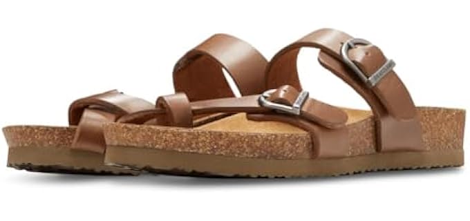 Eastland Women's Tiogo - Sandals with a Cork Footbed
