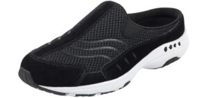 Easy Spirit Women's Traveltime - Comfortable Athletic Mules for Work