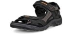 ECCO Men's Yucatan Offroad - Walking Sandals for High Arch