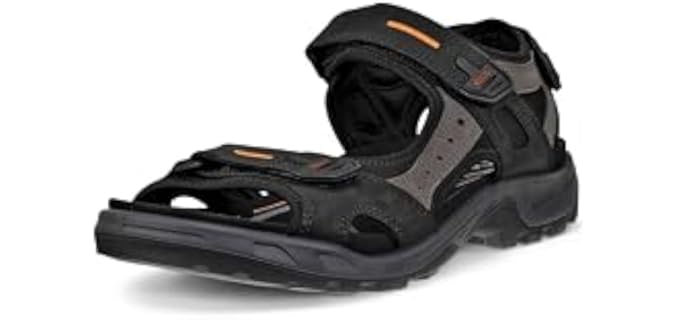 ECCO Men's Yucatan Offroad - Walking Sandals for High Arch