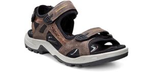 ECCO Men's Yucatan - Supportive Walking Sandals for Arthritic Feet