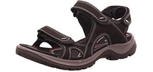 ECCO Women's Yucatan - Sandals for Hiking and Trail Walking