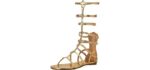 Ellie Shoes Women's Zena - Flat gladiator Sandals