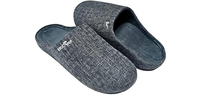 ERGOfoot Men's Arch Support - Comfortable Slippers