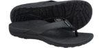 Everhealth Men's Orthotic - Flip Flops for Bigger Feet