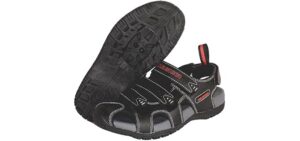 Unisex Men's E-SS503-u - Closed Toe Cycling Sandal