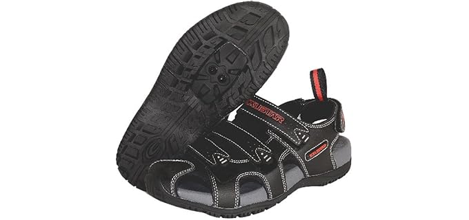 Unisex Men's E-SS503-u - Closed Toe Cycling Sandal